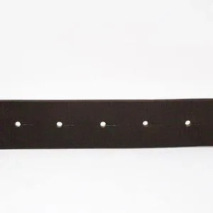 CAROLINA HERRERA #33930 Brown Leather Round Logo Buckle Belt Carolina Herrera | Accessories | Carolina Herrera 3393 Brown  main image 4